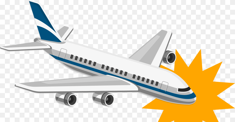 Clip Art Cartoon Plane Crashing Plane Crash No Background, Aircraft, Airliner, Airplane, Transportation Png