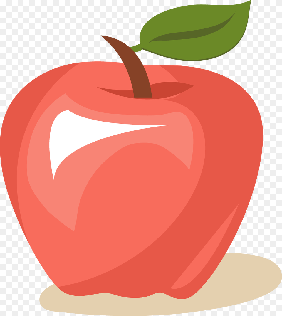 Clip Art Cartoon Transprent Apple Fruit Drawing, Food, Plant, Produce, Ketchup Free Png Download