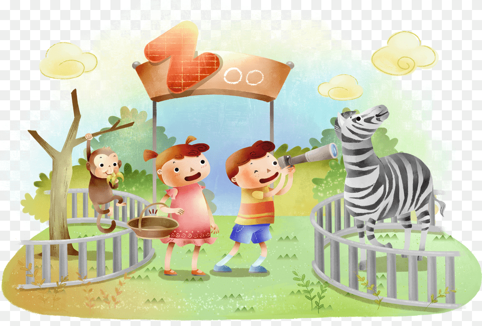 Clip Art Cartoon Zoo Free Transparent Png