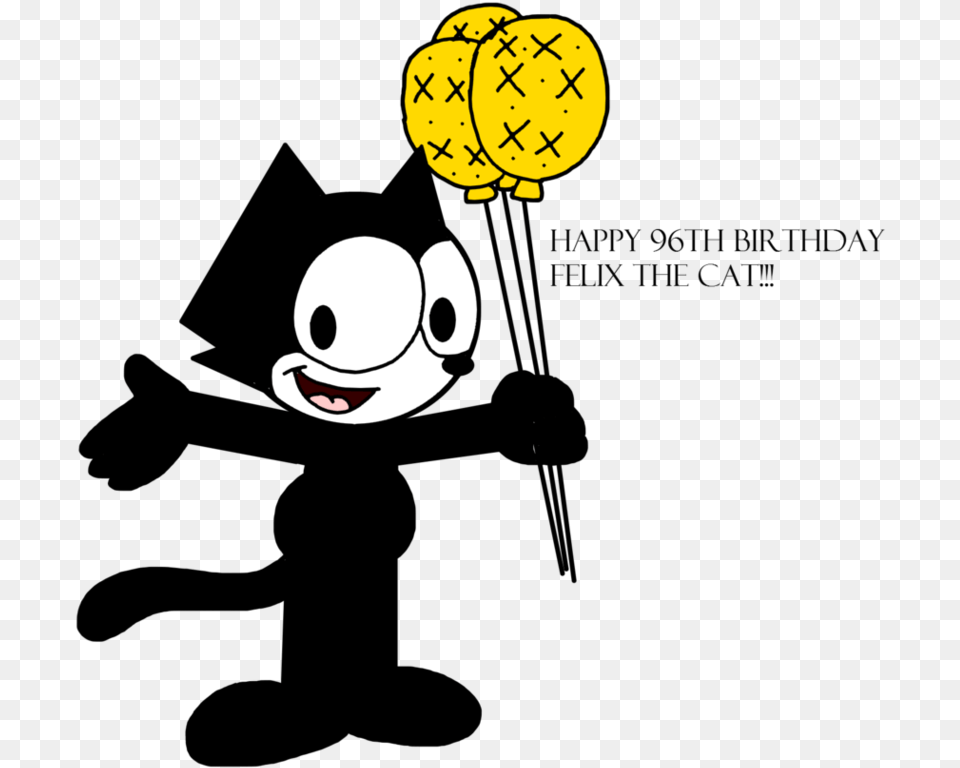 Clip Art Cat Birthday Clip Art Felix The Cat Birthday, Cartoon Free Png