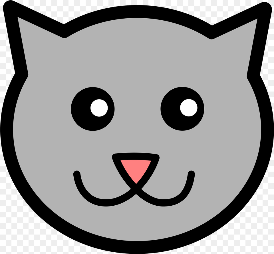 Clip Art Cat Face, Disk Png