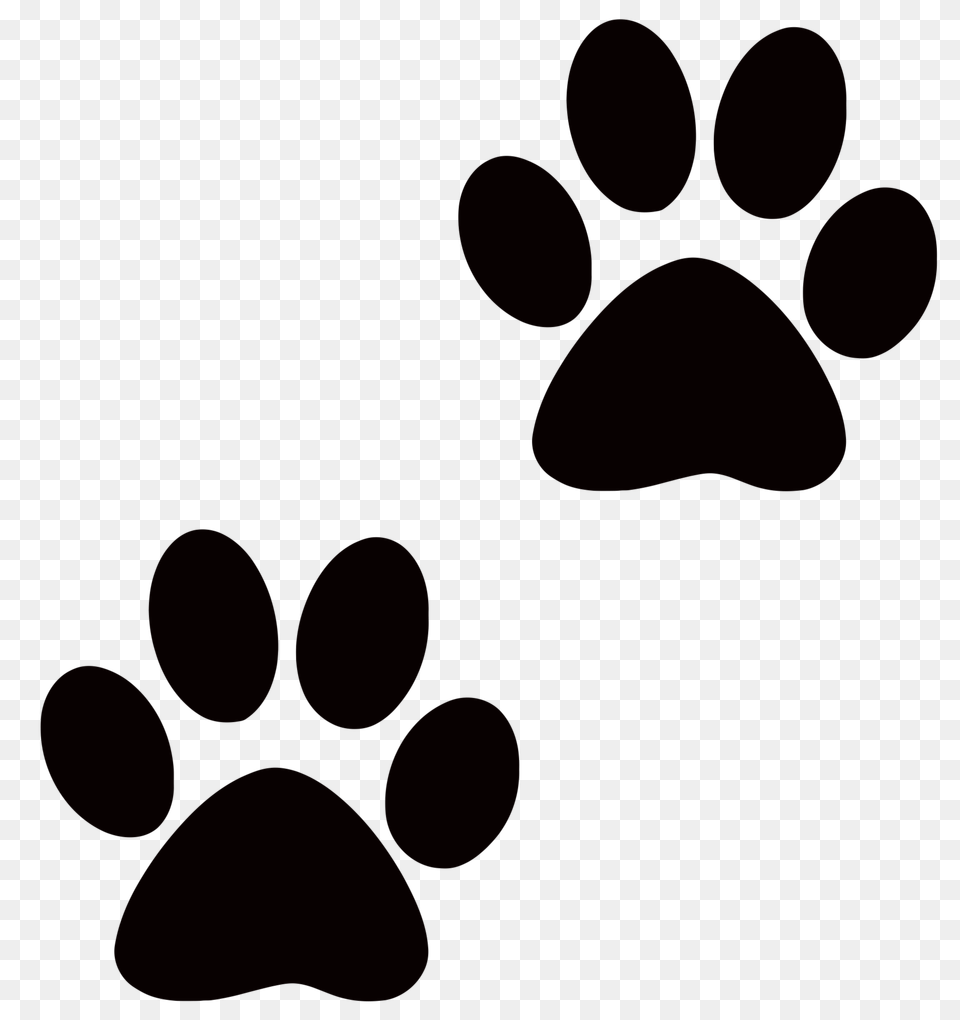 Clip Art Cat Print Winging, Footprint Free Transparent Png