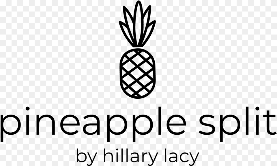 Clip Art Challenge Split Pineapple, Gray Free Png