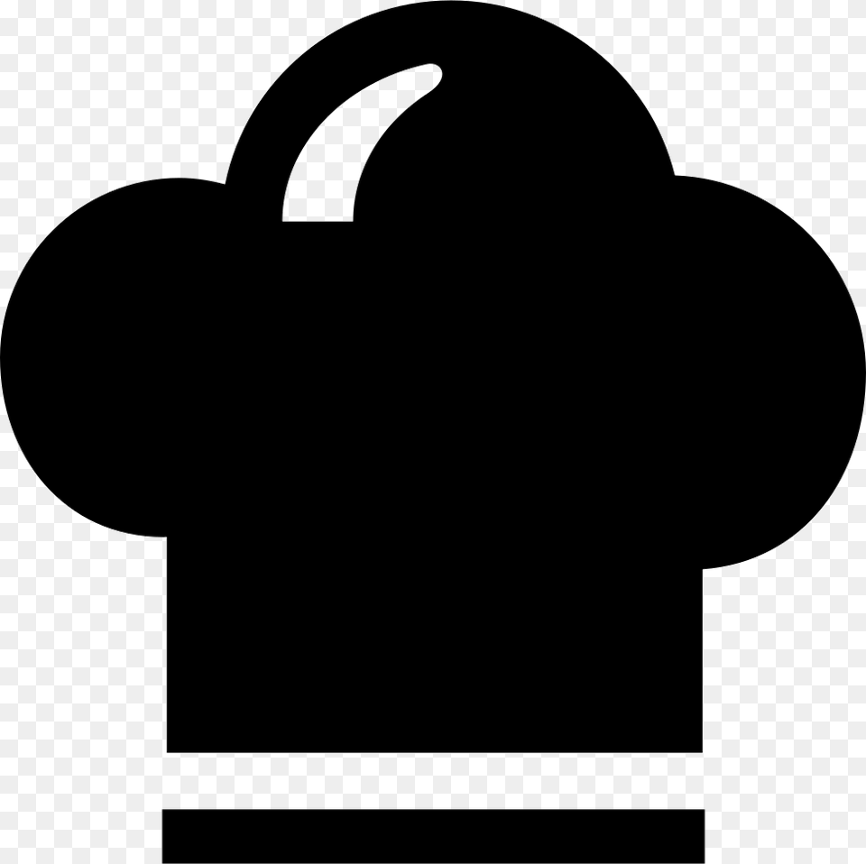 Clip Art Chef Hat Silhouette Chapeu De Chef Preto, Stencil, Clothing, Coat Free Transparent Png