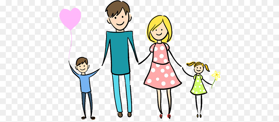 Clip Art Children Marriage Family Raising Kids, Book, Comics, Publication, Child Free Png
