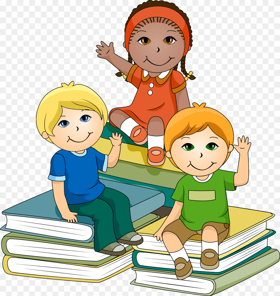 Clip Art Children Reading Clip Art Free Png Download