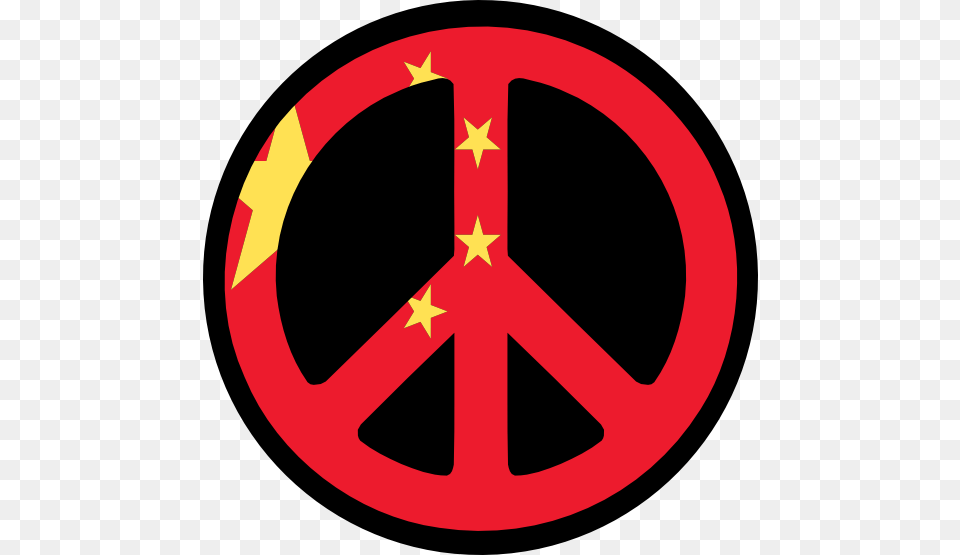 Clip Art China Flag Peace Sign Fav Wall Paper, Symbol, Alloy Wheel, Vehicle, Transportation Png
