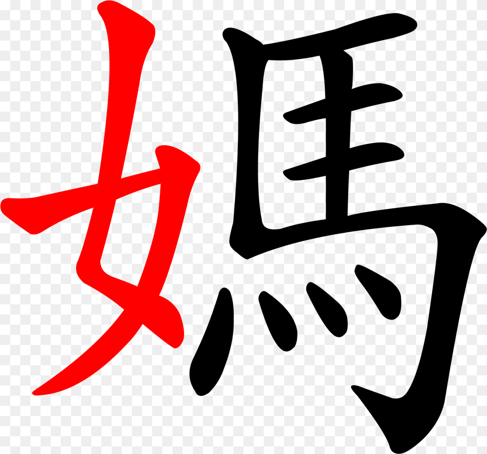 Clip Art Chinese Symbols For Loyalty Write Mom In Chinese, Text, Symbol Free Png Download