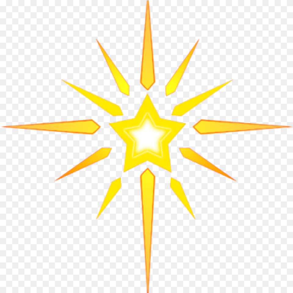 Clip Art Christmas Star Of Bethlehem Star Of Bethlehem, Star Symbol, Symbol, Cross Png