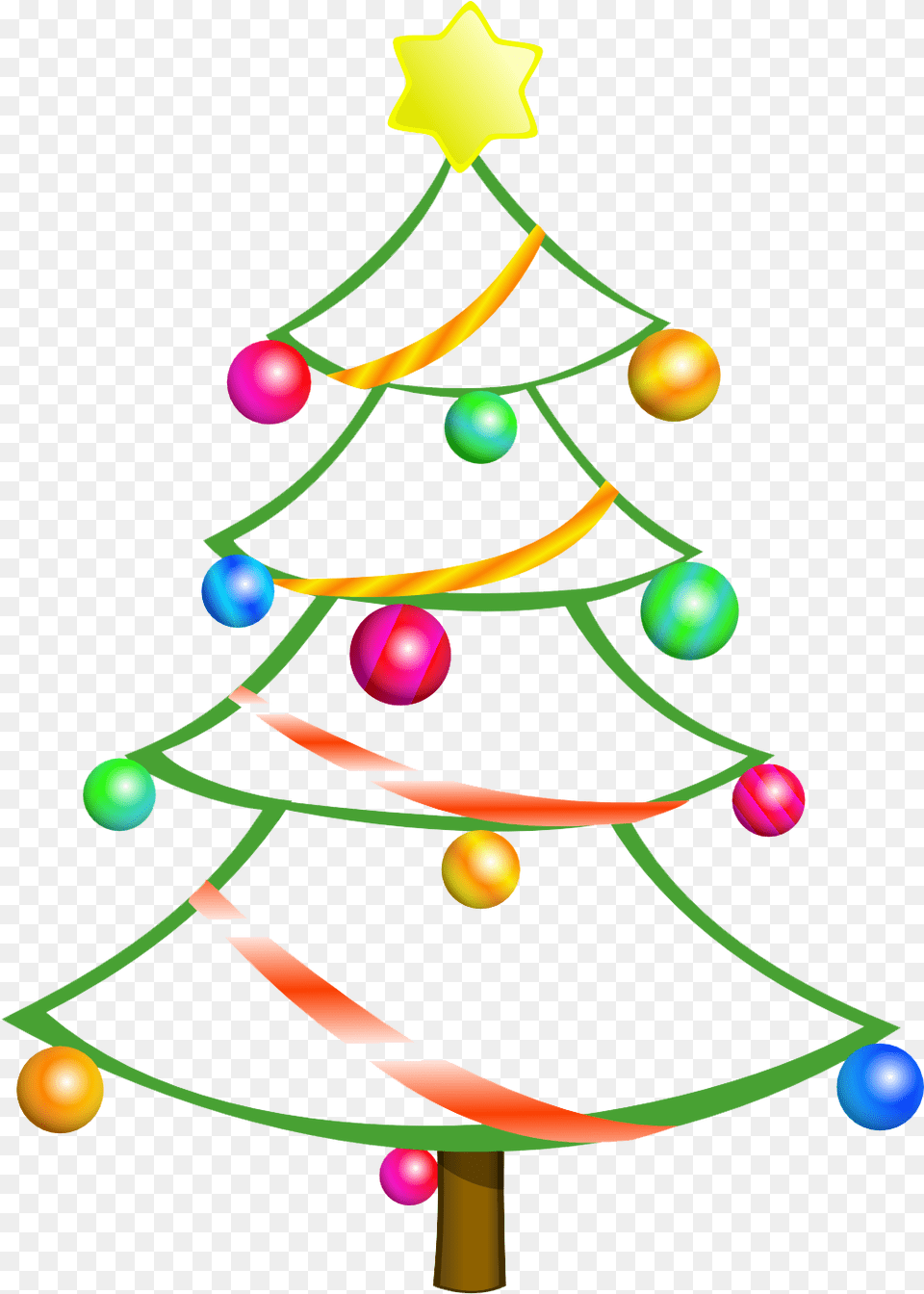 Clip Art Christmas Tree Outline Public Domain Christmas Clip Art, Christmas Decorations, Festival, Person, Christmas Tree Free Transparent Png