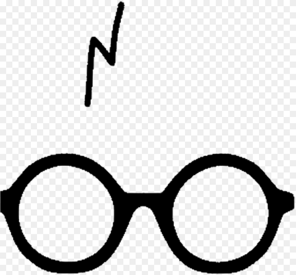 Clip Art Cicatriz Do Harry Potter Thick Rimmed Round Glasses, Accessories, Goggles, Smoke Pipe Free Png