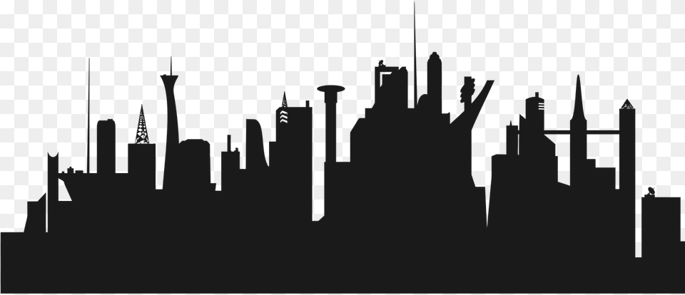 Clip Art Cities City Skyline Silhouette Free Png
