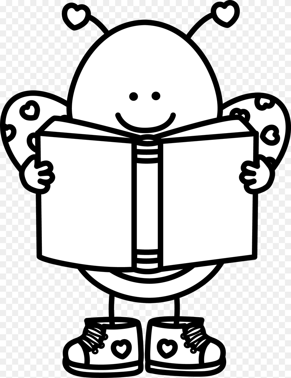 Clip Art Clip Art, Stencil, Baby, Person, Reading Free Transparent Png
