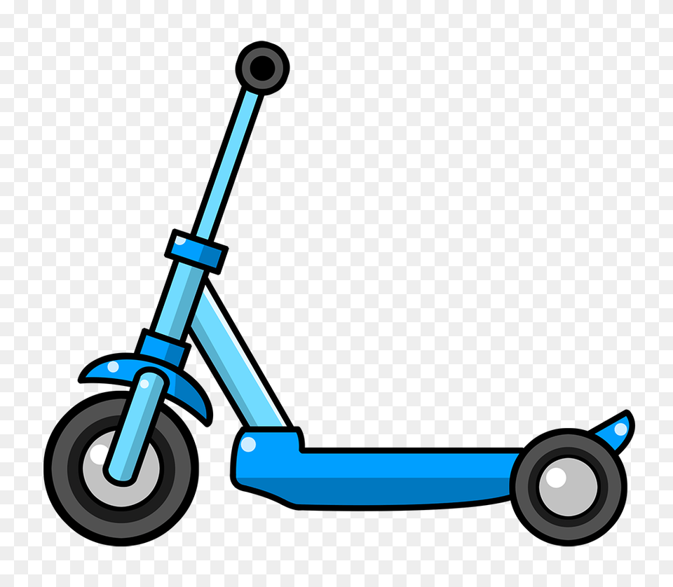 Clip Art Clip Art Scooter, Vehicle, Transportation, Device, Tool Free Png Download