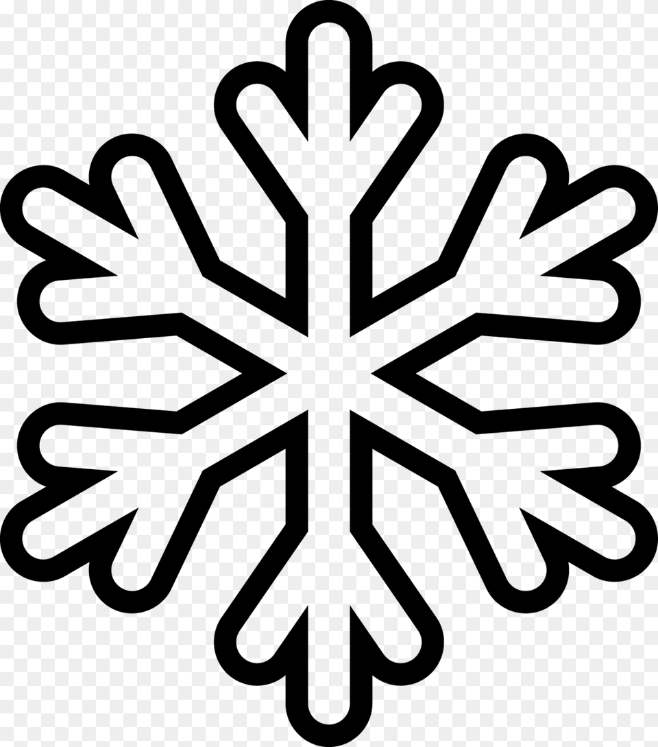 Clip Art Clip Art Snowflake, Gray Png