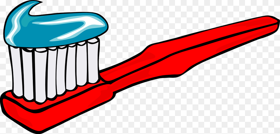 Clip Art Clip Art Toothbrush And Toothpaste, Brush, Device, Tool, Smoke Pipe Free Transparent Png