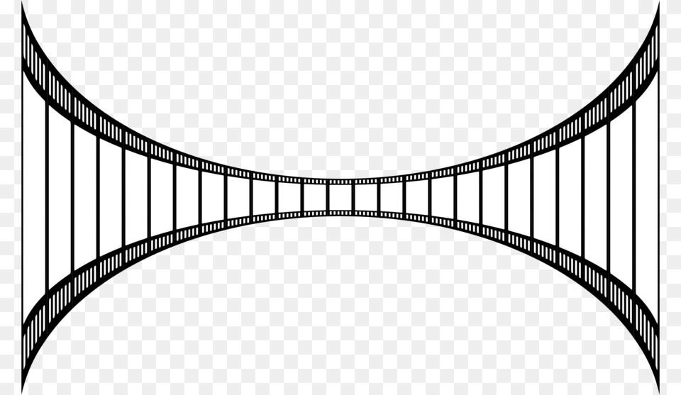 Clip Art Clipart Filmstrip Clip Art Film Circle, Bridge, Suspension Bridge, Racket Free Transparent Png