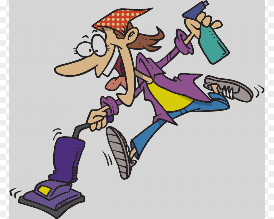 Clip Art Clipart Girl Cleaning Room, Person, People, Baby, Cartoon Free Png Download