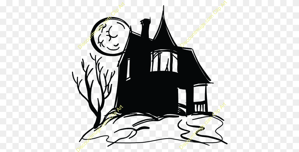 Clip Art Clipart Haunted House Clip Art Halloween Word Scramble With Answers, Architecture, Building, Spire, Tower Png