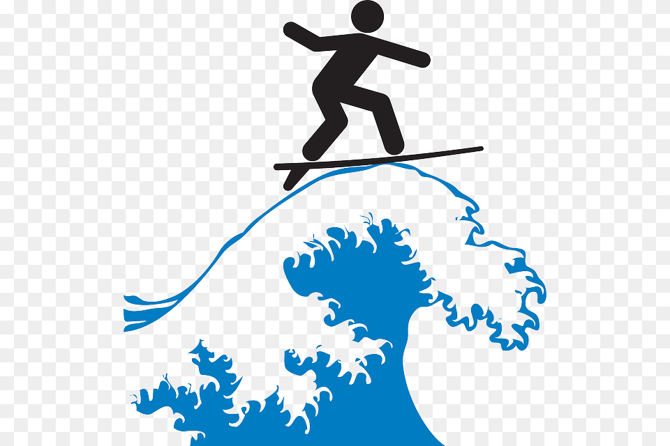 Clip Art Clipart Surfer, Nature, Outdoors, Snow, Water Png Image