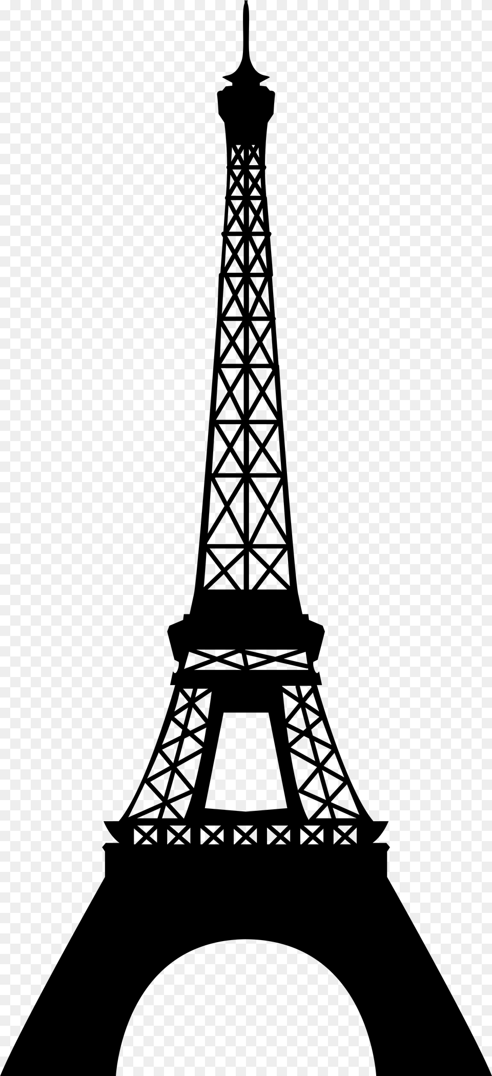 Clip Art Clipart With Transparent Background Eiffel Tower Clipart, Gray Png