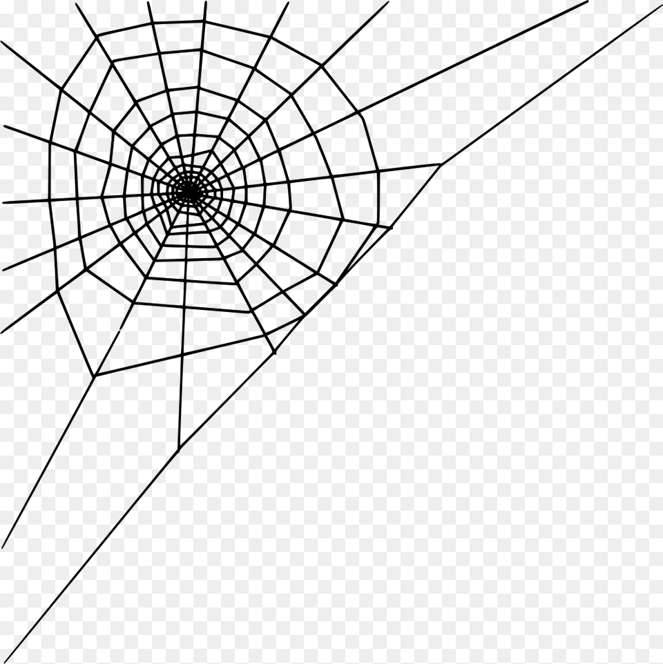 Clip Art Cobweb Spider Web Clip Art, Gray Free Transparent Png