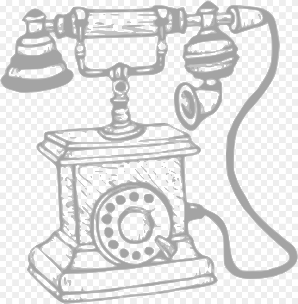 Clip Art Collection Of Drawing Alexander Graham Bell Telephone Drawing, Electronics, Phone, Machine, Wheel Png