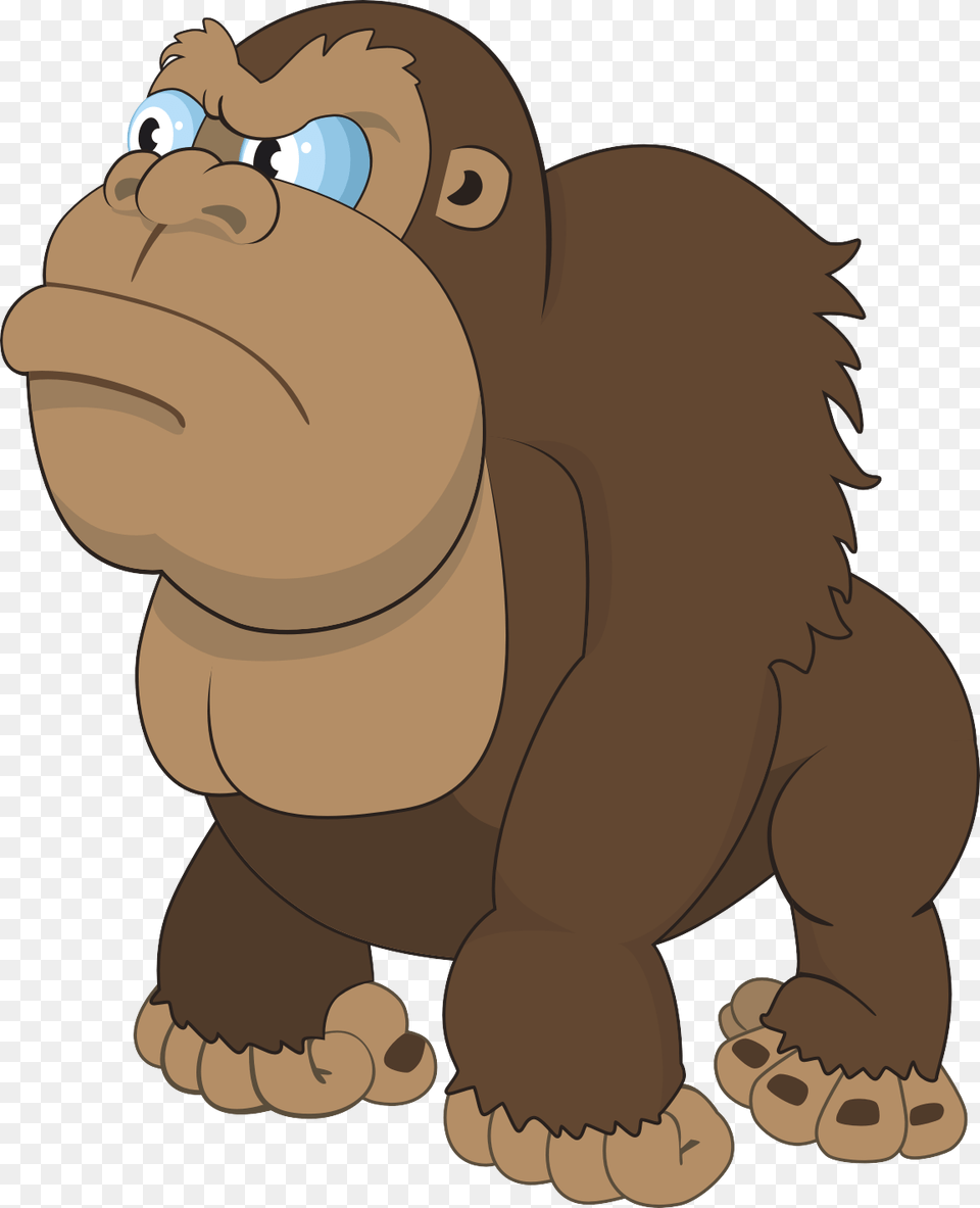 Clip Art Collection Of Gorilla King Kong Cartoon, Animal, Ape, Mammal, Wildlife Free Transparent Png