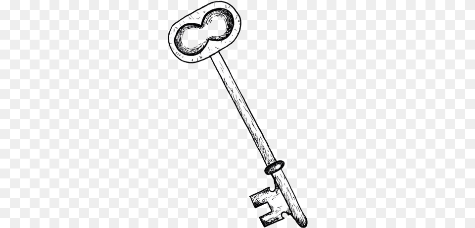 Clip Art Collection Of Lock Key Drawing, Blade, Dagger, Knife, Weapon Free Png Download
