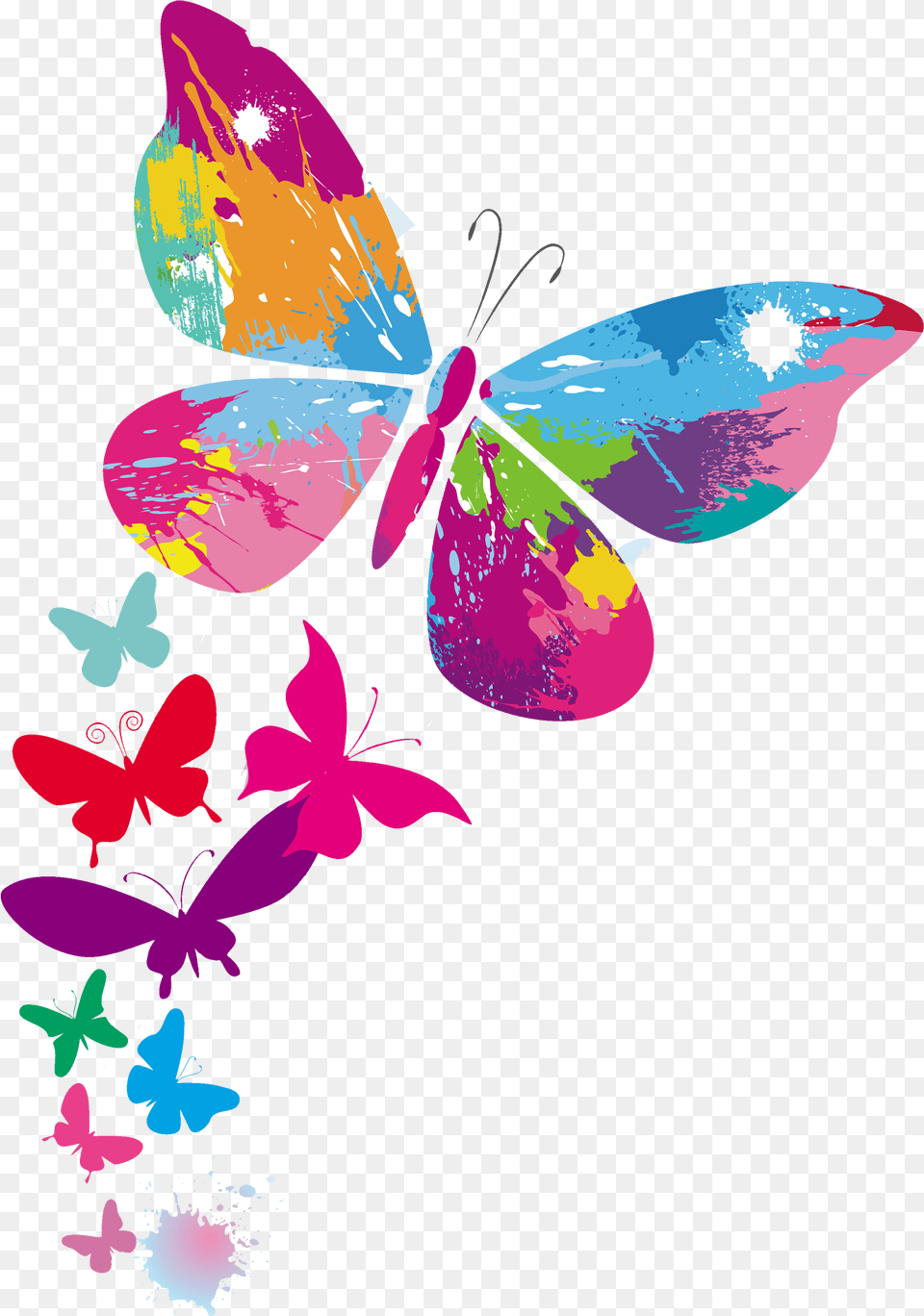 Clip Art Colorful Butterfly, Floral Design, Graphics, Pattern, Flower Png