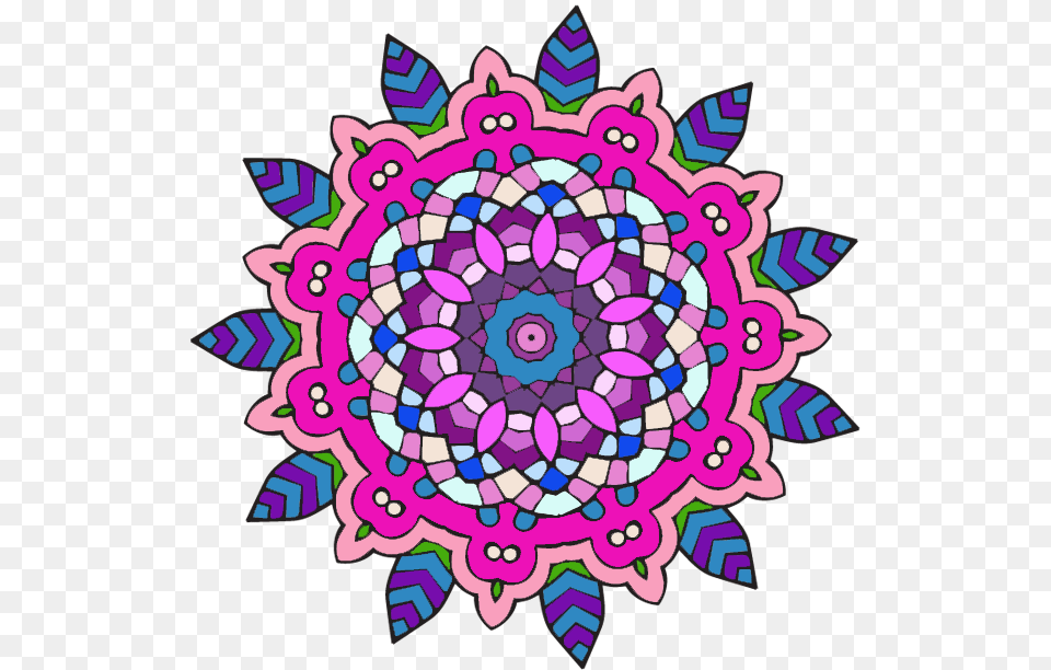 Clip Art Colorful Mandala Designs Colorful Colorful Mandala Designs, Graphics, Pattern, Floral Design, Purple Png