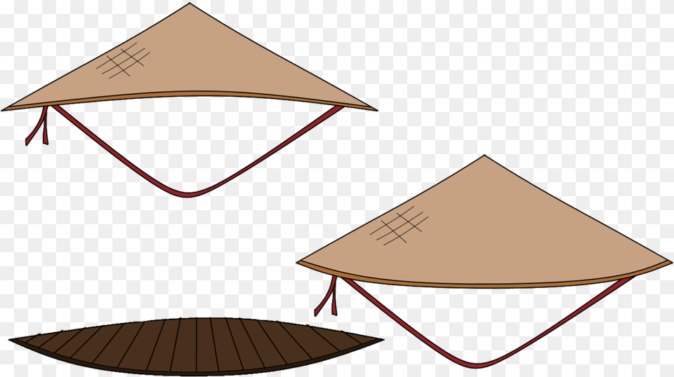 Clip Art Conical Hat Clipart Cartoon Conical Hat, Furniture, Boat, Sailboat, Transportation Png Image