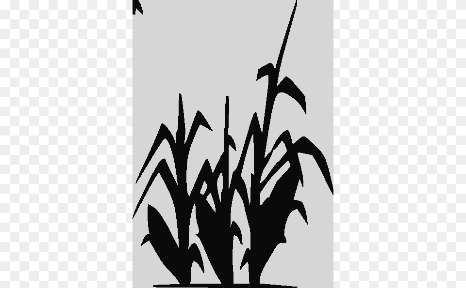 Clip Art Corn Farm Fields Clipart Black And White Google Search, Silhouette, Stencil Png Image