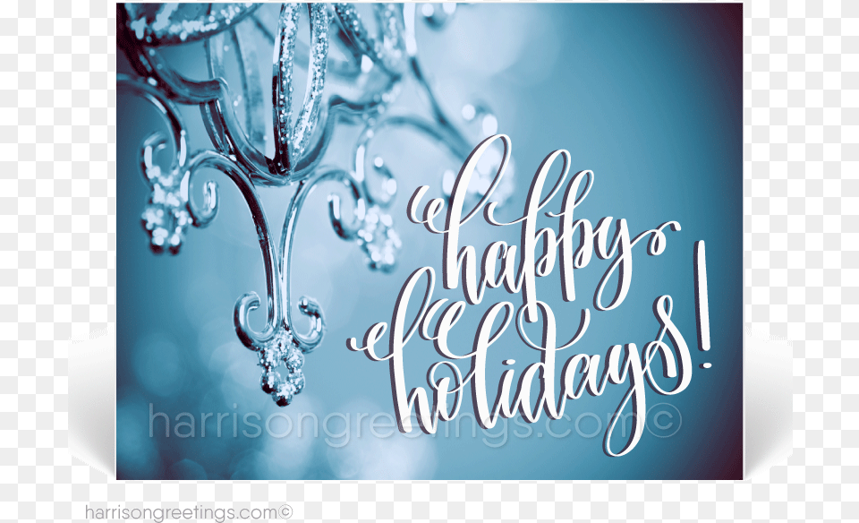 Clip Art Corporate Holiday Postcards Harrison Blue Happy Holidays, Ice, Envelope, Greeting Card, Mail Free Png