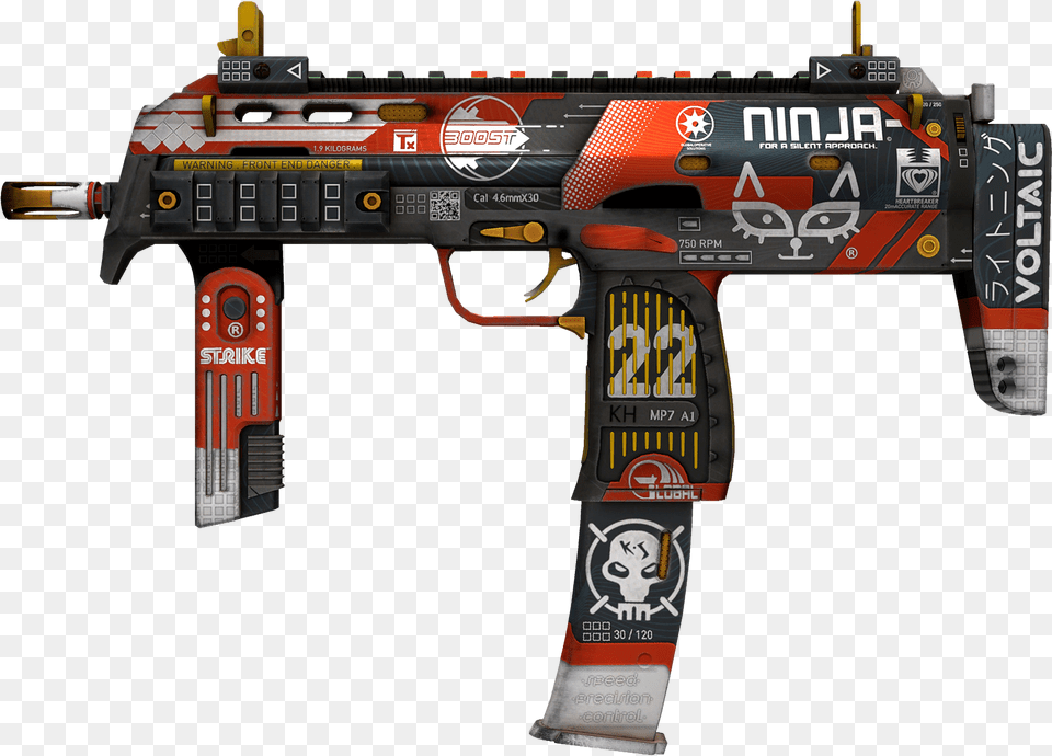 Clip Art Counter Strike Reddit Mp7 Bloodsport, Toy, Gun, Weapon Png