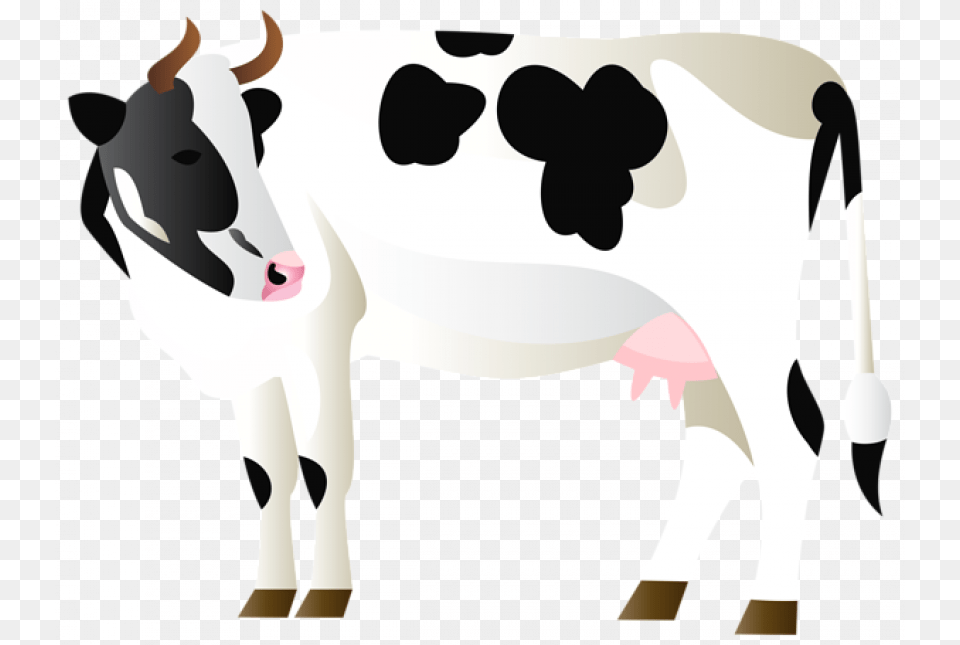 Clip Art Cow Animal, Cattle, Dairy Cow, Livestock Free Transparent Png