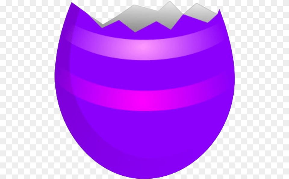 Clip Art Cracked Easter Clip Freeuse Cracked Easter Egg, Purple, Food, Disk Free Transparent Png