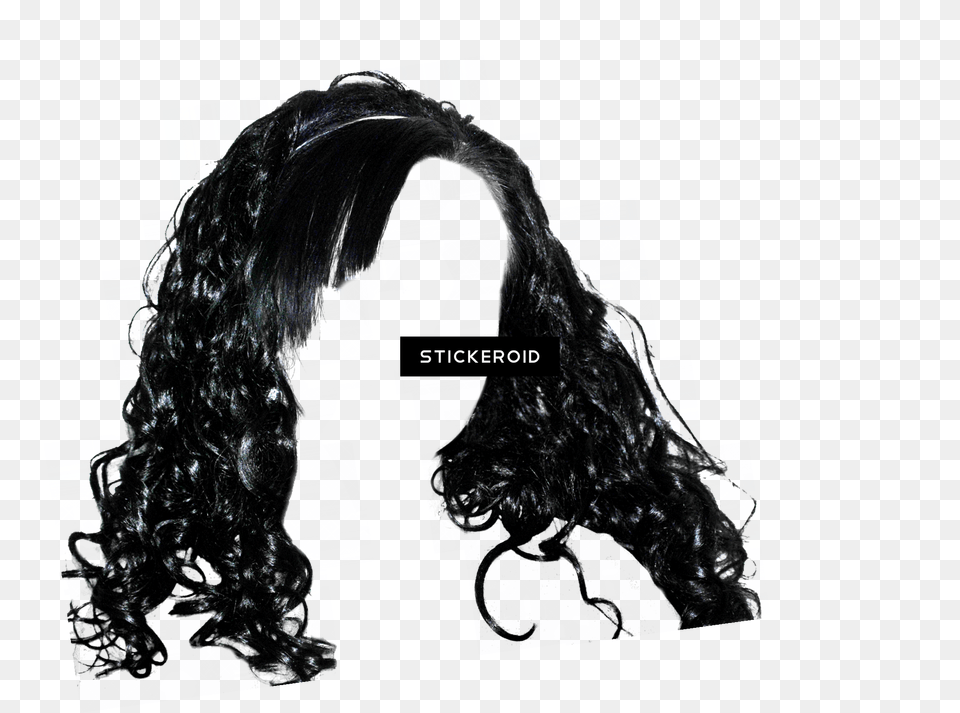 Clip Art Curly Hair, Adult, Black Hair, Female, Person Free Png Download