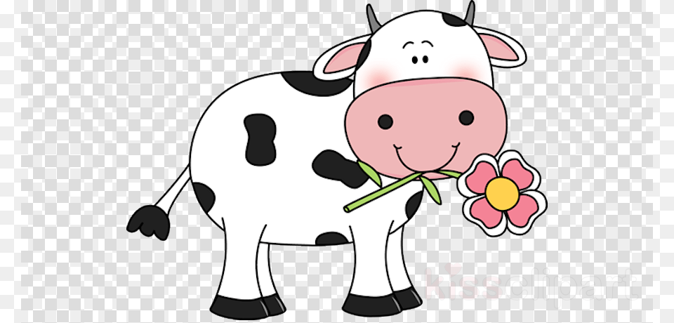 Clip Art Cute Cow, Animal, Mammal, Livestock, Cattle Png