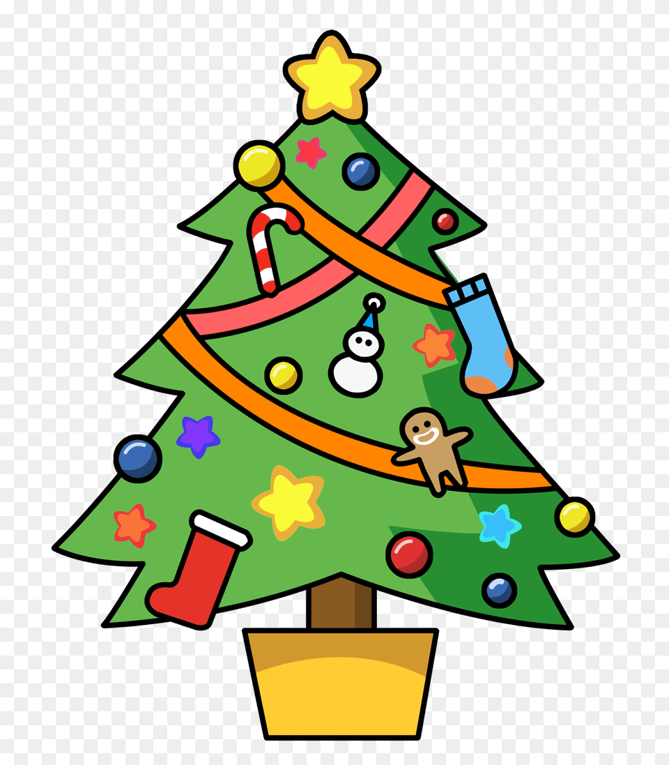 Clip Art Cute Simple, Christmas, Christmas Decorations, Festival, Christmas Tree Free Png Download