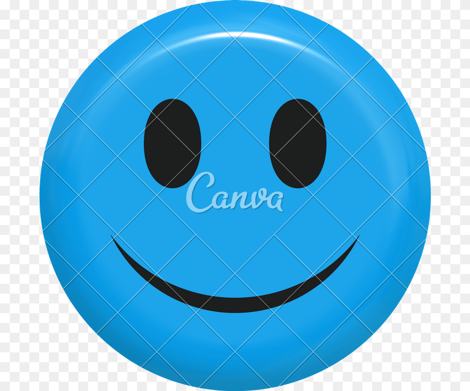 Clip Art D Photos By Canva Blue 3d Smiley Face, Bowling, Leisure Activities Png