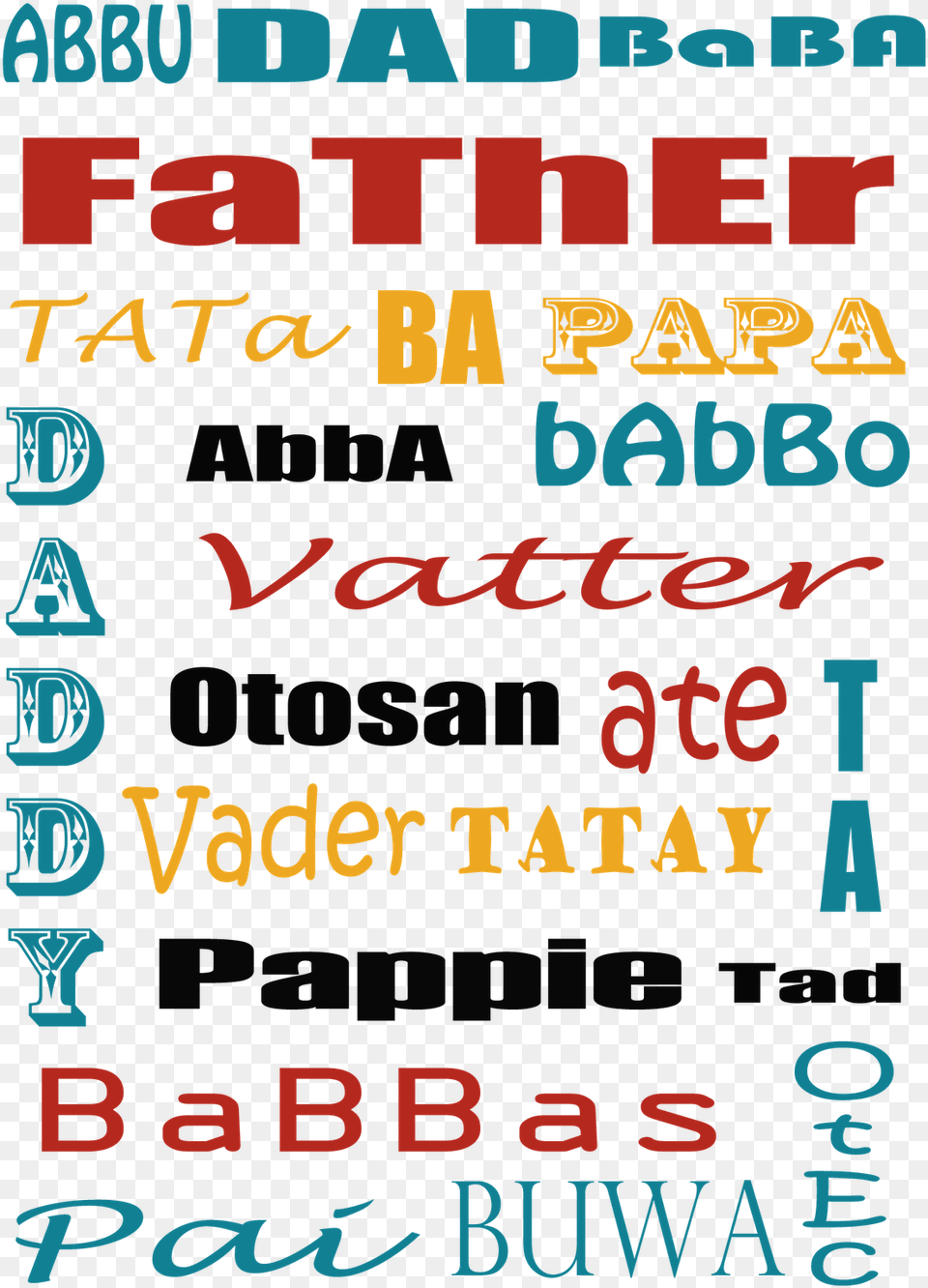 Clip Art Dad In Different Languages Total Equine, Book, Publication, Text Png Image