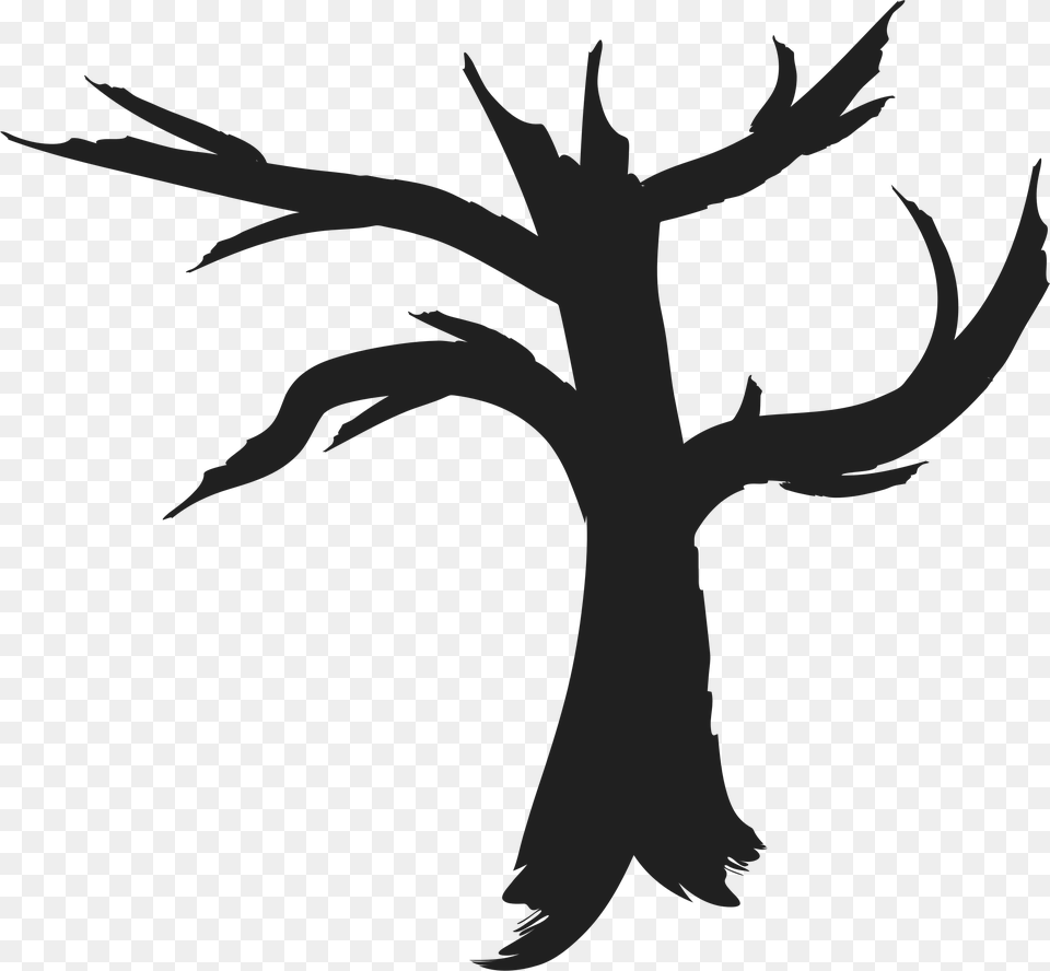 Clip Art Dead Trees Dead Tree Clip Art, Stencil, Silhouette, Person Png