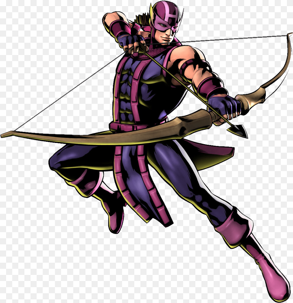 Clip Art Deadshot Vs Bullseye Ultimate Marvel Vs Capcom, Archer, Archery, Bow, Weapon Free Png