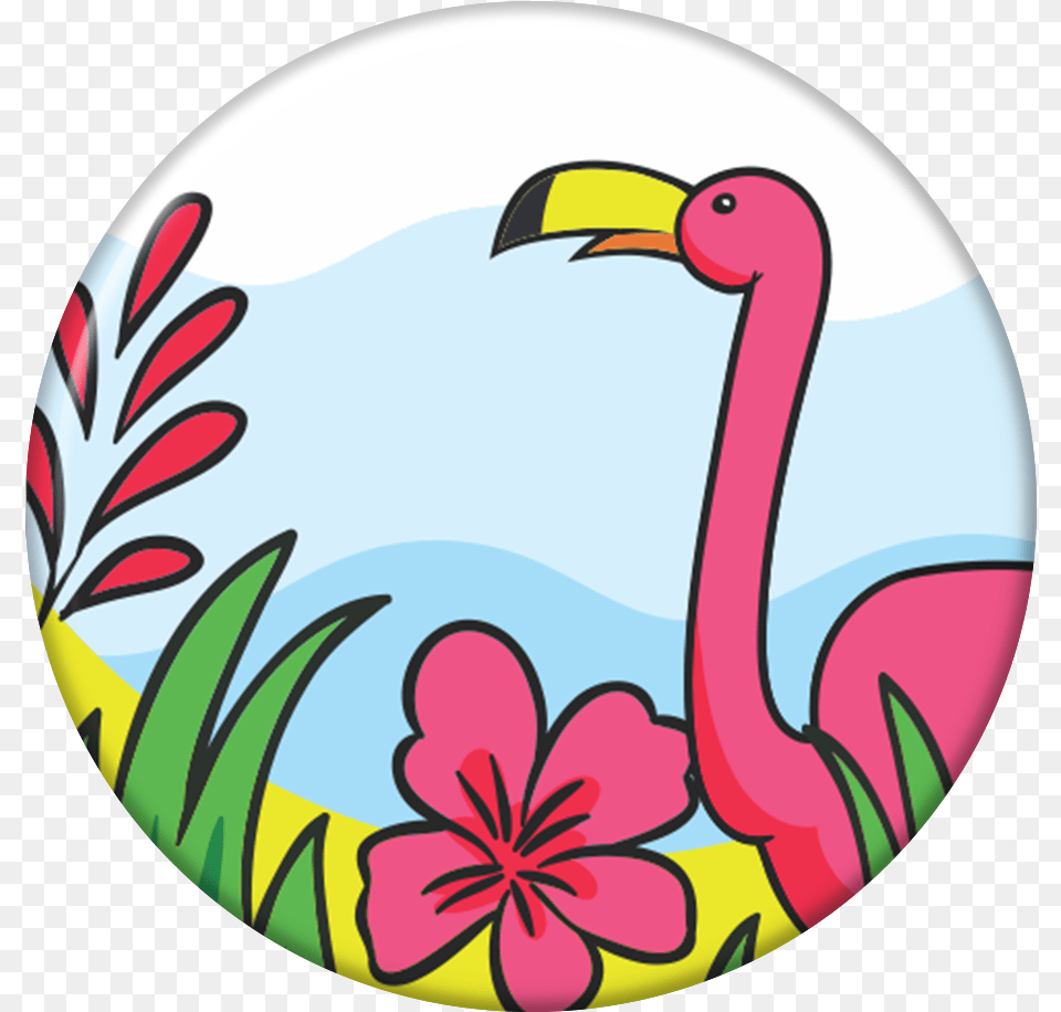 Clip Art Desenhos De Flamingos Pineapple And Flamingos Clipart Transparent, Animal, Bird Png