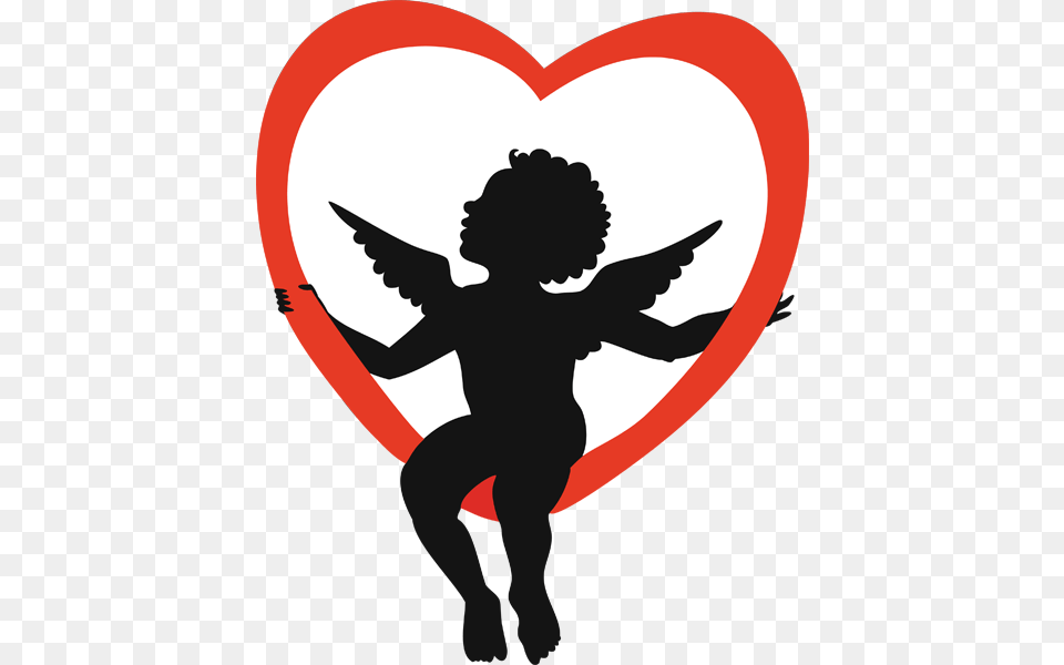 Clip Art Designs For Valentines Day February Kit, Person, Cupid, Face, Head Free Png Download
