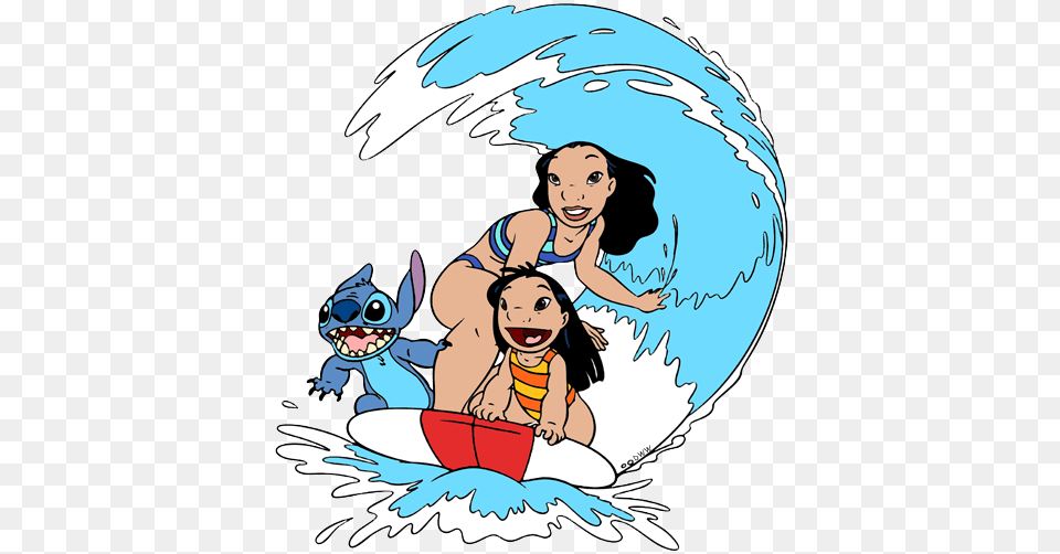 Clip Art Disney Galore Lilo Amp Stitch The Series Volume, Baby, Person, Water Sports, Water Png Image