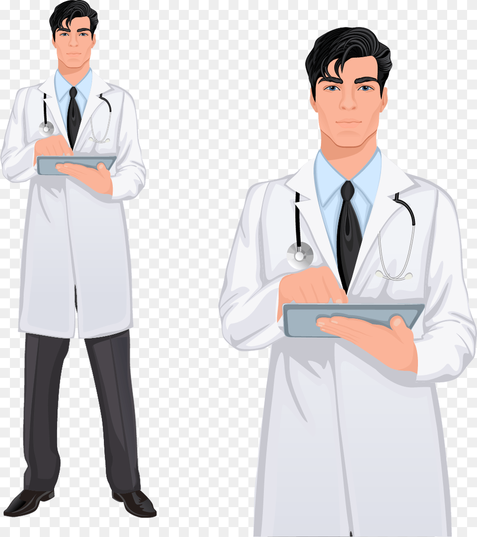 Clip Art Doctor Uniform Male Doctor Clipart, Clothing, Coat, Lab Coat, Shirt Free Png Download