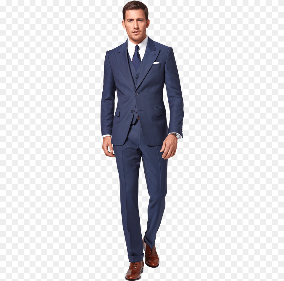 Clip Art Dolzer Man Blauer Dreiteiler Hugo Boss Dark Blue Suit, Tuxedo, Clothing, Formal Wear, Person Png
