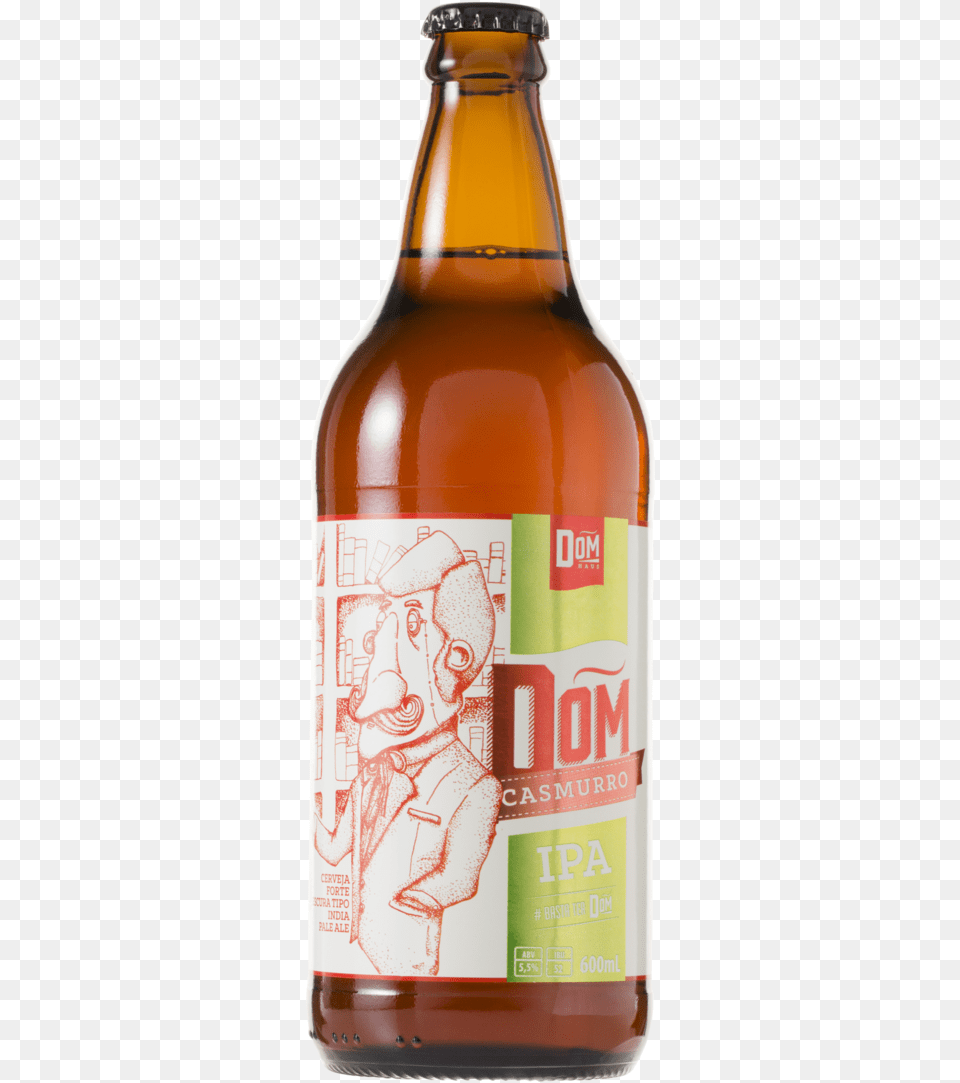 Clip Art Dom Casmurro Ipa Ml Beer Bottle, Alcohol, Beer Bottle, Beverage, Liquor Png